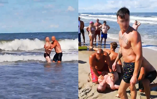 Władysławowo: ratownicy musieli siłą wyciągać z wody pijanego plażowicza