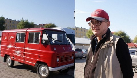 Pan Włodzimierz dostał nowego żuka i znowu może sprzedawać książki