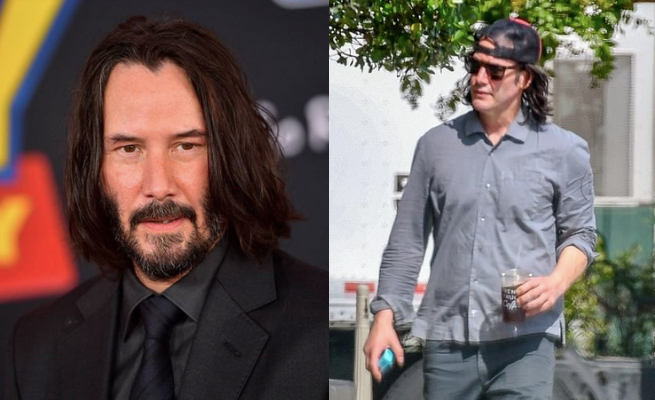 Keanu Reeves zgolił brodę do nowej roli 