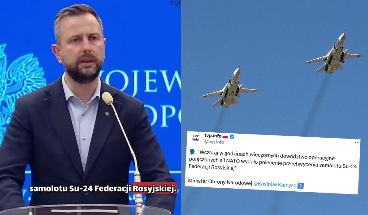 Rosyjski bombowiec został przechwycony przez polskie myśliwce, MON mówi o prowokacji