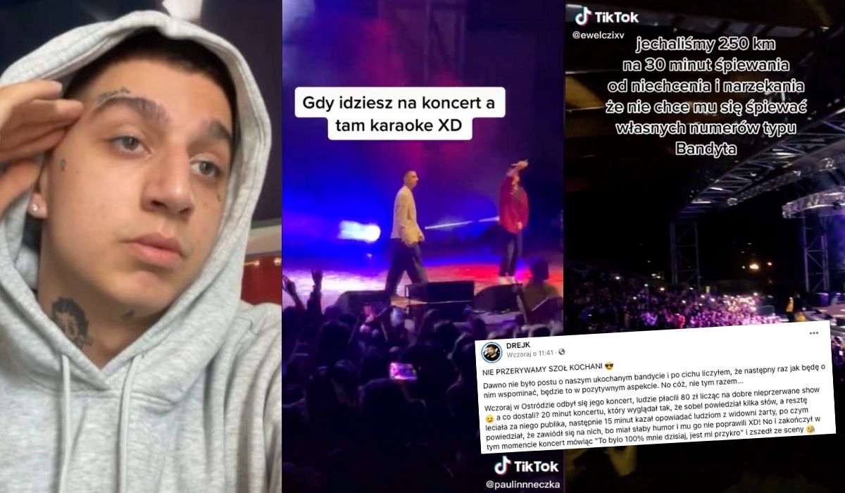 Sobel dał biedakoncert, który i tak przerwał mówiąc, że mu się nie chce i olał fanów