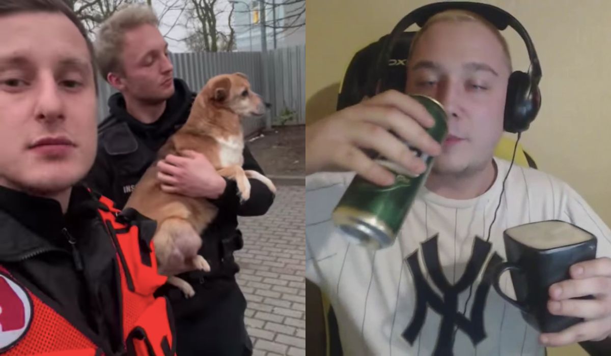 Toruń: trzeba było zrobić interwencję i uratować psa patostreamera Daniela "Magicala"