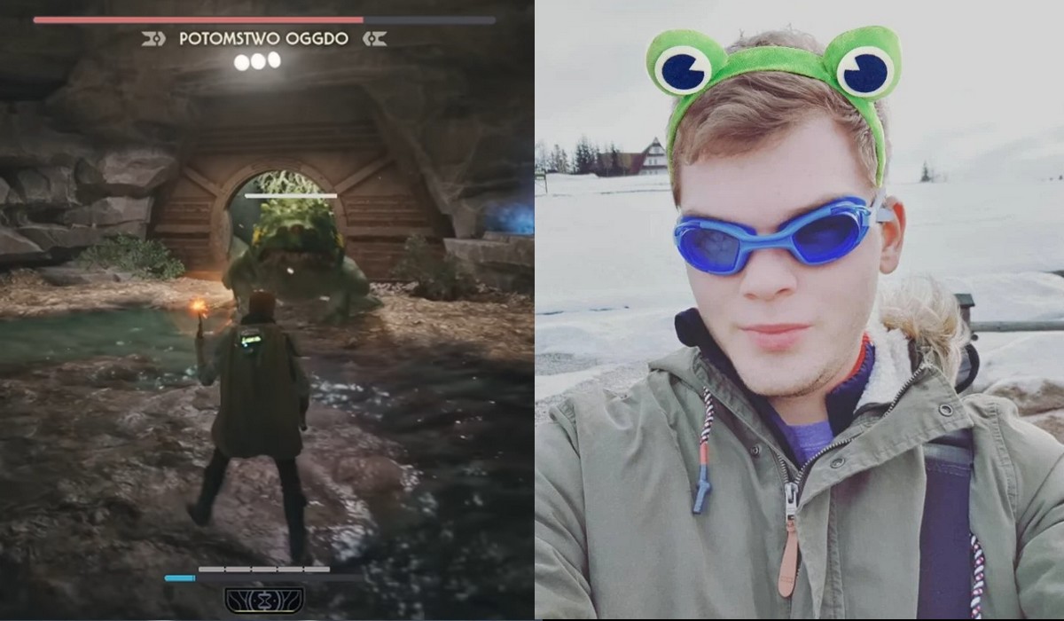 Streamer Gucio przez prawie dobę walczył z dwiema żabami w grze, zmagania robią się słynne w internecie