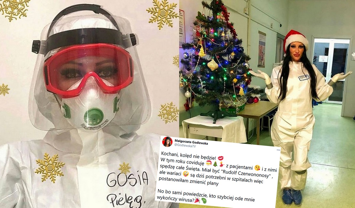 Godlewska w tym roku nie będzie śpiewać kolęd, bo ma dyżur w szpitalu