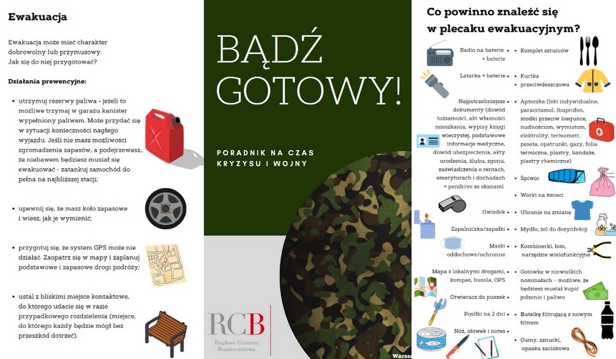 Rządowe Centrum Bezpieczeństwa zachęca, żebyśmy wszyscy byli prepersami i wydało w tym celu stosowny poradnik