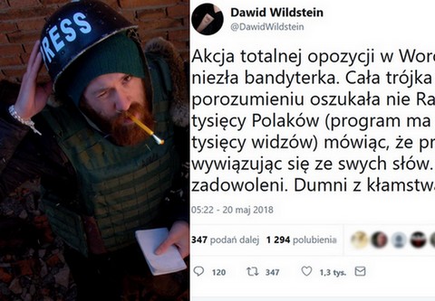 Wildstein: "Akcja totalnej opozycji w programie "Woronicza 17" to bandyterka":rage: