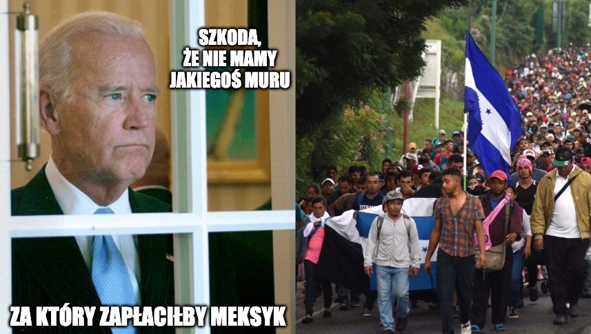 Biden prosi migrantów, żeby nie przyjeżdżali, Fox News mówi o kryzysie na granicy