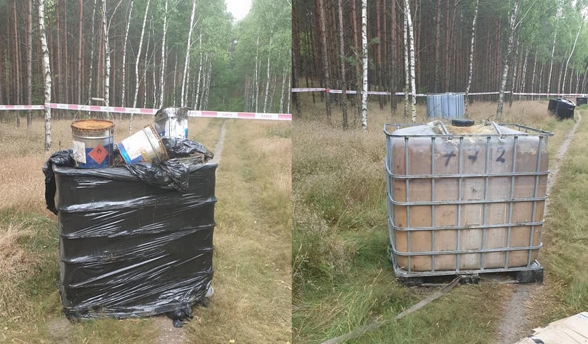 Nadleśnictwo Bydgoszcz narzeka na ekoterrorystów: ktoś podrzuca duże partie toksycznych śmieci do lasu