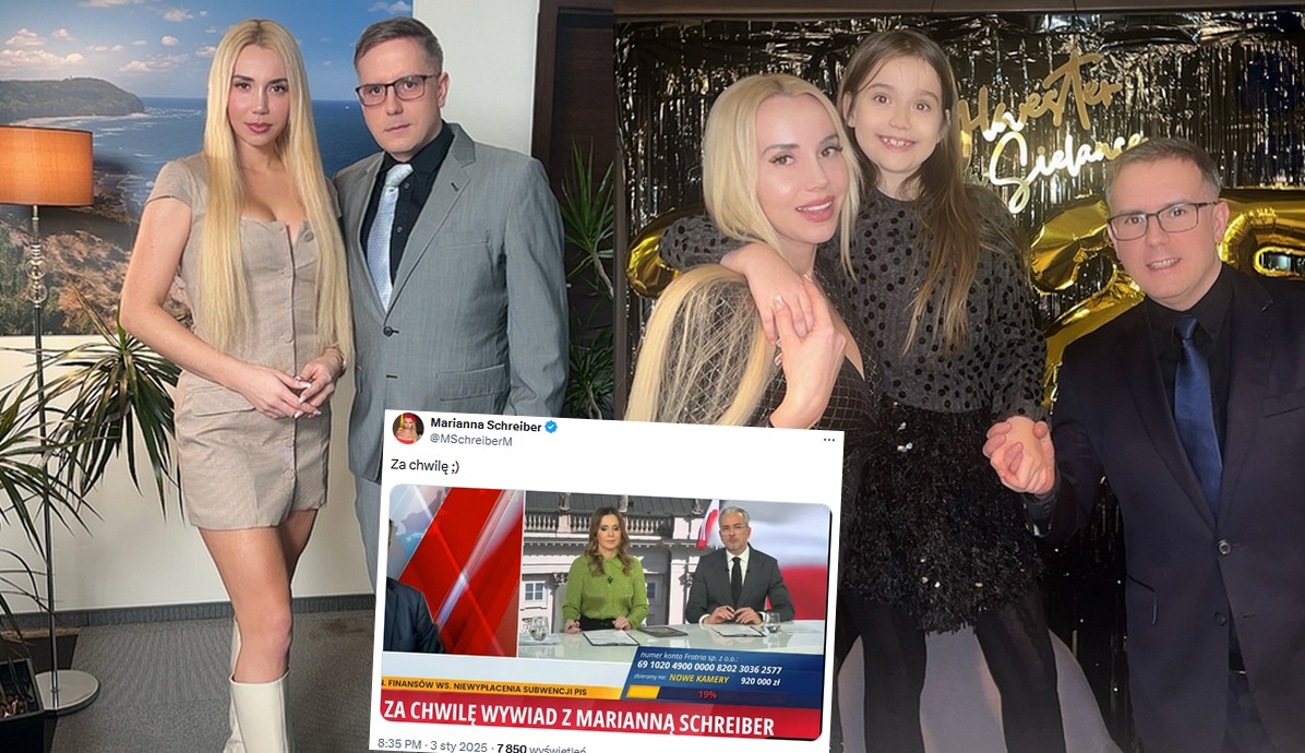 Schreiber chce, żeby PiS rozliczyło się z jej mężem: "nie rozwiódł się, ma już kochankę i nie ma żadnych konsekwencji"