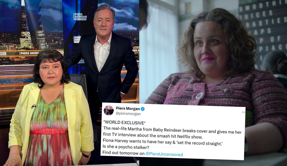 Stalkerka z serialu "Reniferek" ujawni się i wystąpi w programie Piersa Morgana
