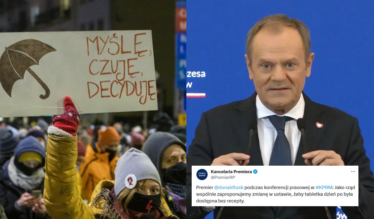 Premier zapowiedział, że tabletka "dzień po" będzie dostępna bez recepty