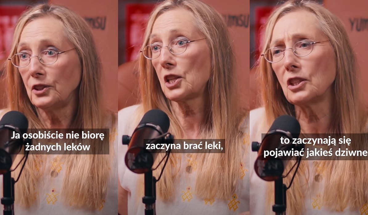 Beata Pawlikowska u Żurnalisty ostrzega przed braniem leków, bo mogą powodować choroby