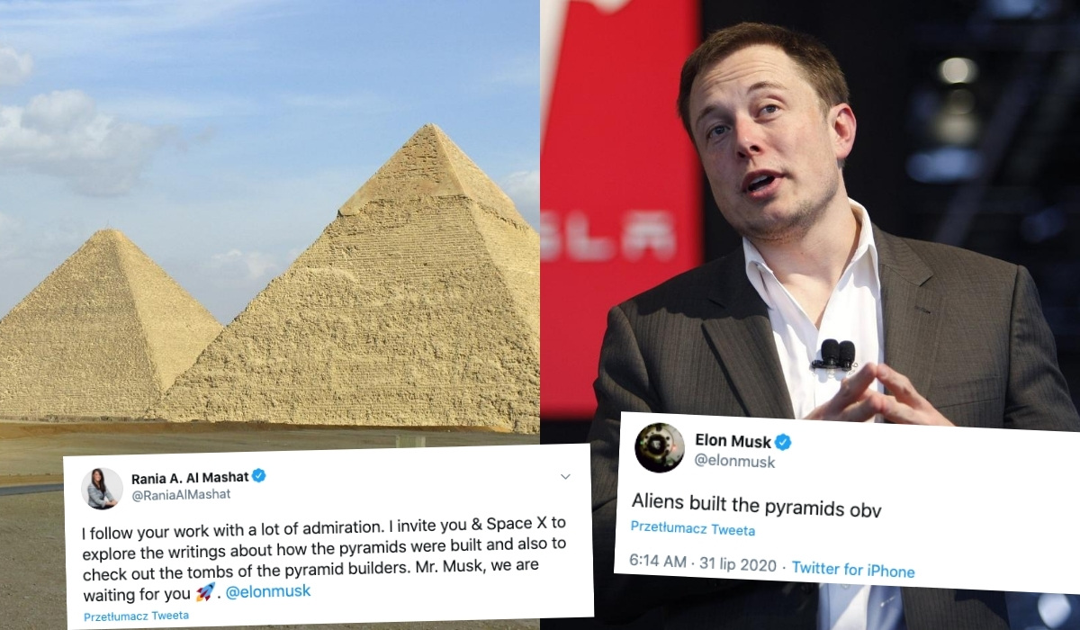 Egipt tłumaczy Elonowi Muskowi, że piramidy nie zostały zbudowane przez kosmitów