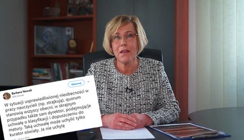 Małopolska kurator oświaty o strajku nauczycieli: dość tego!