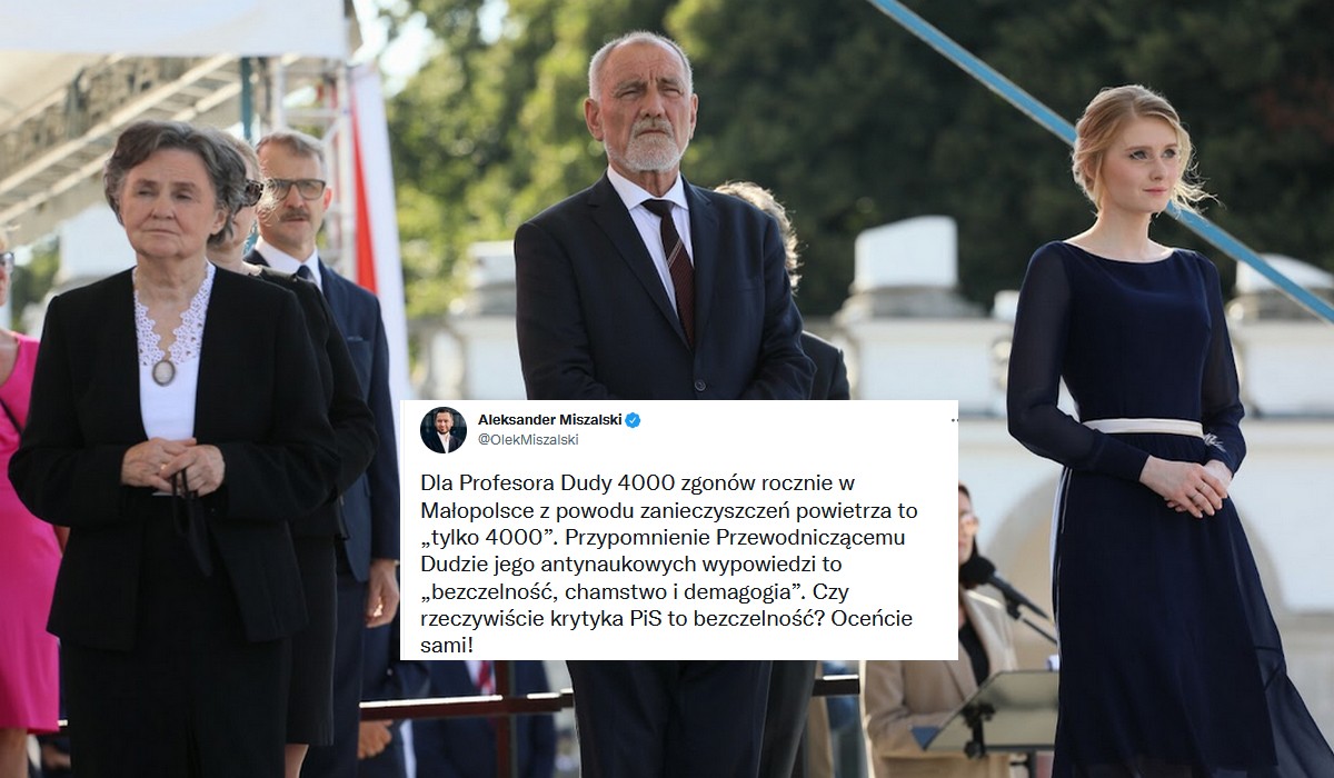 Jan Duda, tata prezydenta dostał piany w sejmiku, bo radny wytknął mu, że tysiące ofiar smogu uważa za dopuszczalne straty