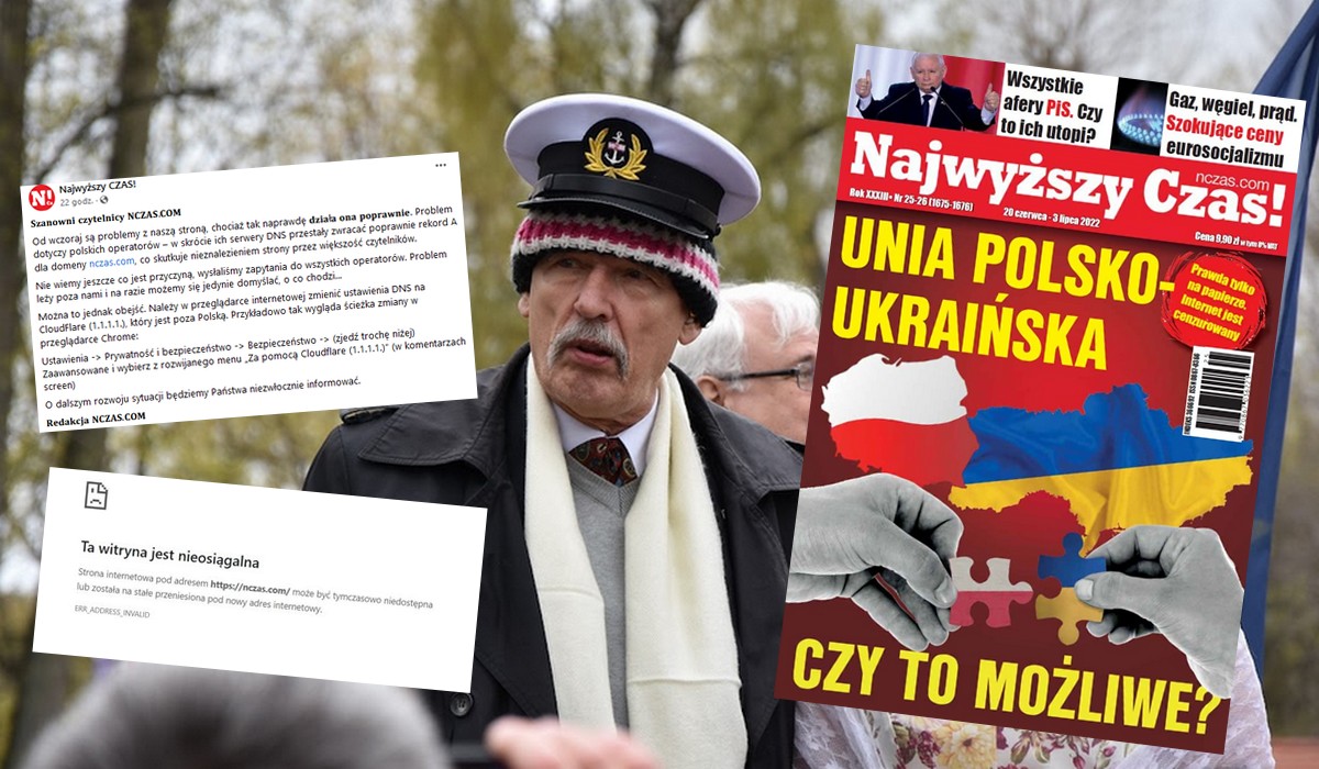 "Najwyższy Czas!" został zablokowany, redaktor naczelny podejrzewa, że przez ABW