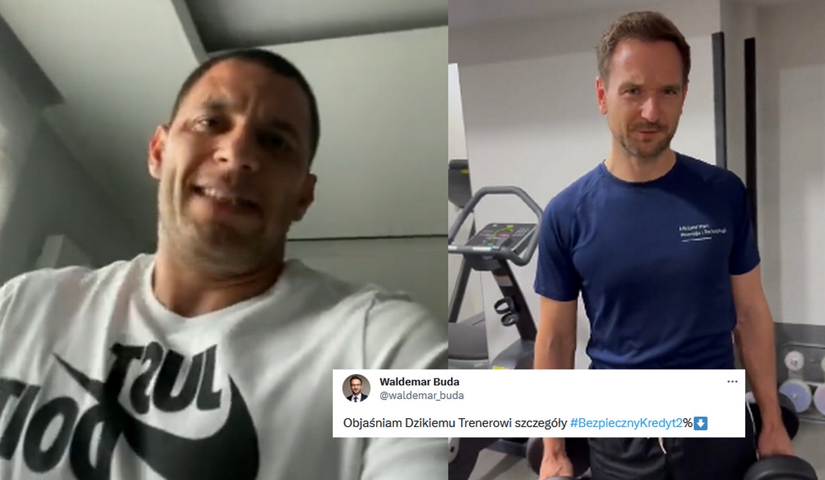 Minister Buda na siłowni nagrał wyjaśnienia dla Dzikiego Trenera, żeby go udobruchać
