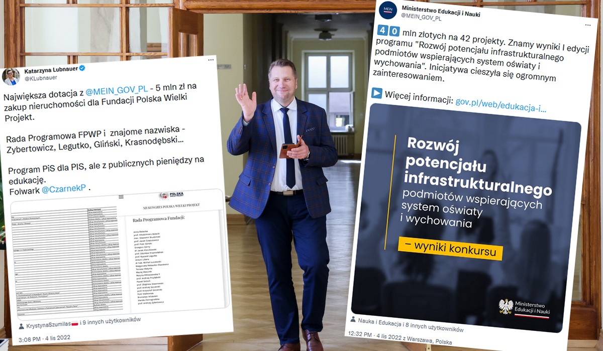 Czarnek tłumaczy dziwny zakup willi za 5 mln zł, że jest ok i grunt, że pieniądze nie trafiły do lewackich organizacji