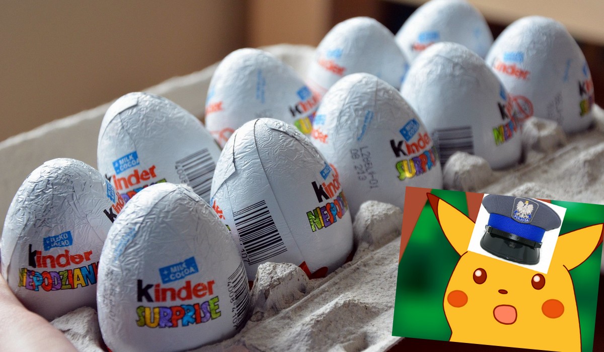 Łąck: policjanci podczas przeszukania znaleźli jajko niespodziankę, a w środku niespodziewanie były n*rkotyki