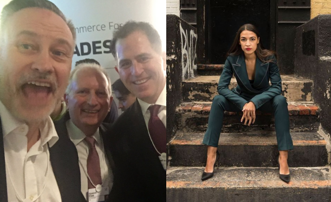 Pomysł 70% podatku dla najbogatszych Ocasio-Cortez wyśmiany przez bogatych w Davos