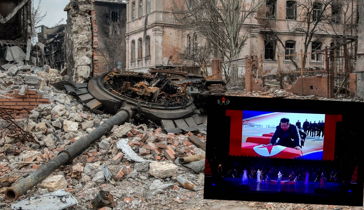 Kim Dzong Un oddał hołd żołnierzom, którzy polegli, niosąc bratnią pomoc Rosji