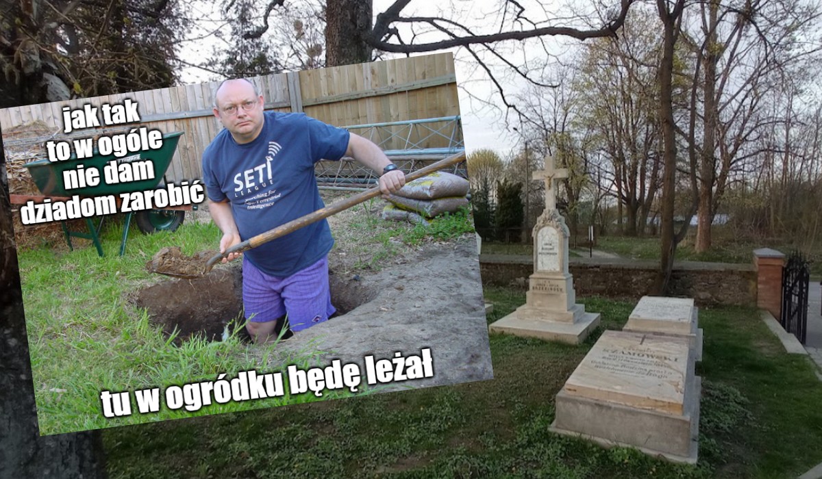 Brzeziny: chłop chciał sam wykopać grób, ale kancelaria cmentarza kazała mu skorzystać z usługi za niemal 5000 zł