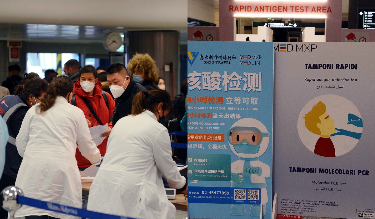 Przez politykę pandemiczną Chin Unia i WHO znowu w gotowości, wracają testy i badanie ścieków na lotniskach