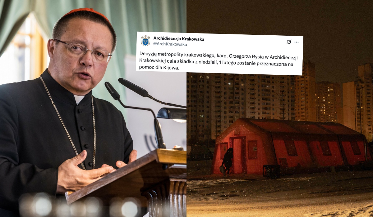 Decyzją kardynała Rysia ofiara z przyszłej niedzieli w archidiecezji krakowskiej trafi do potrzebujących w Kijowie