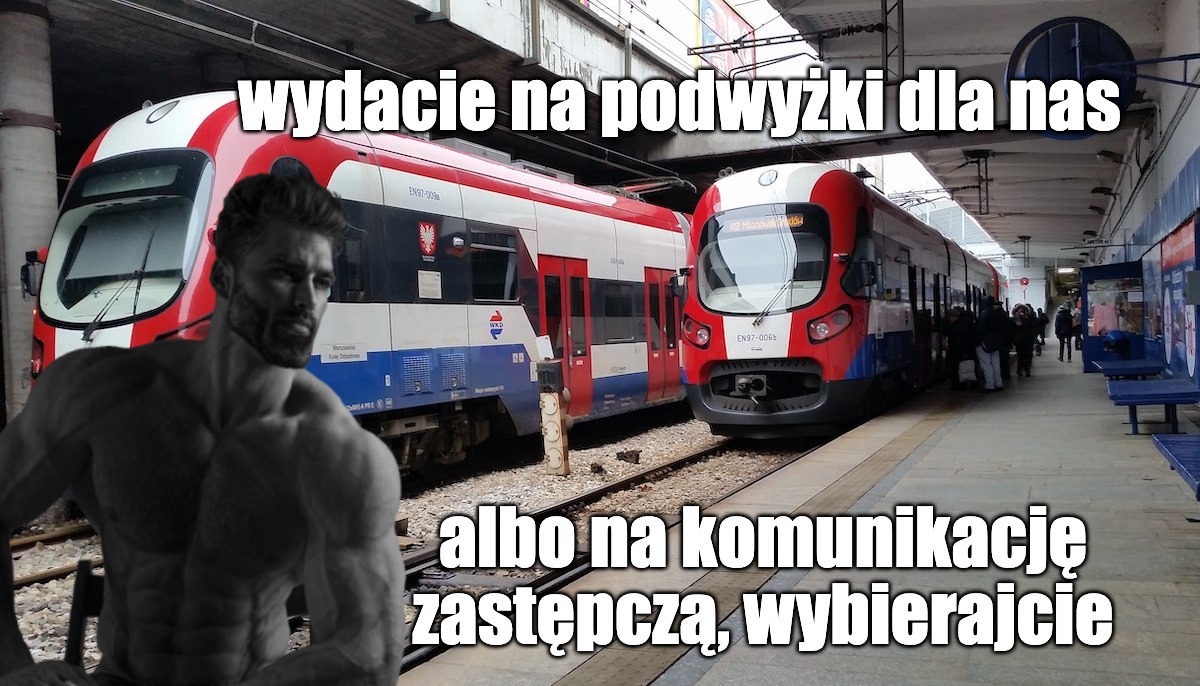 Maszyniści WKD elegancko trzymają się strajku i nie rezygnują z żądań o podwyżki