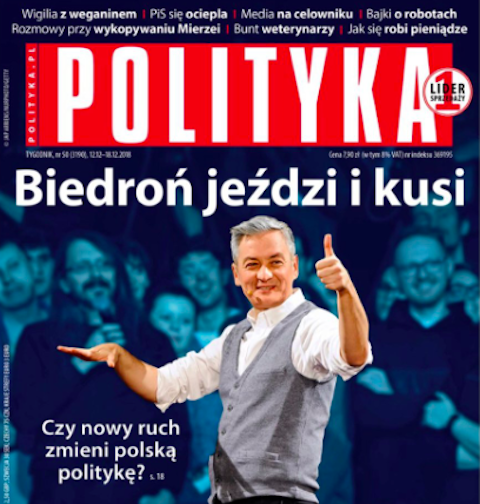 "Polityka" wierzy w Biedronia