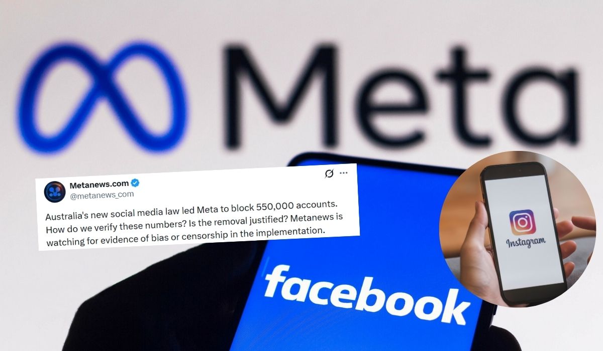 Australia: po wprowadzeniu ograniczeń dla młodzieży Meta zamknęła ponad pół miliona kont