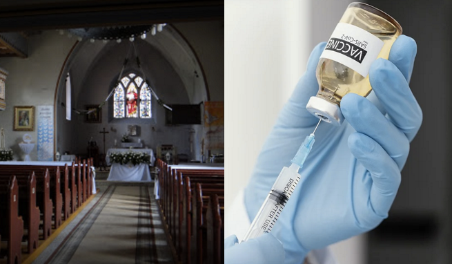Kaszuby: ksiądz na mszy uprzejmie wyjaśnił, kiedy przyjęcie szczepionki jest grzechem