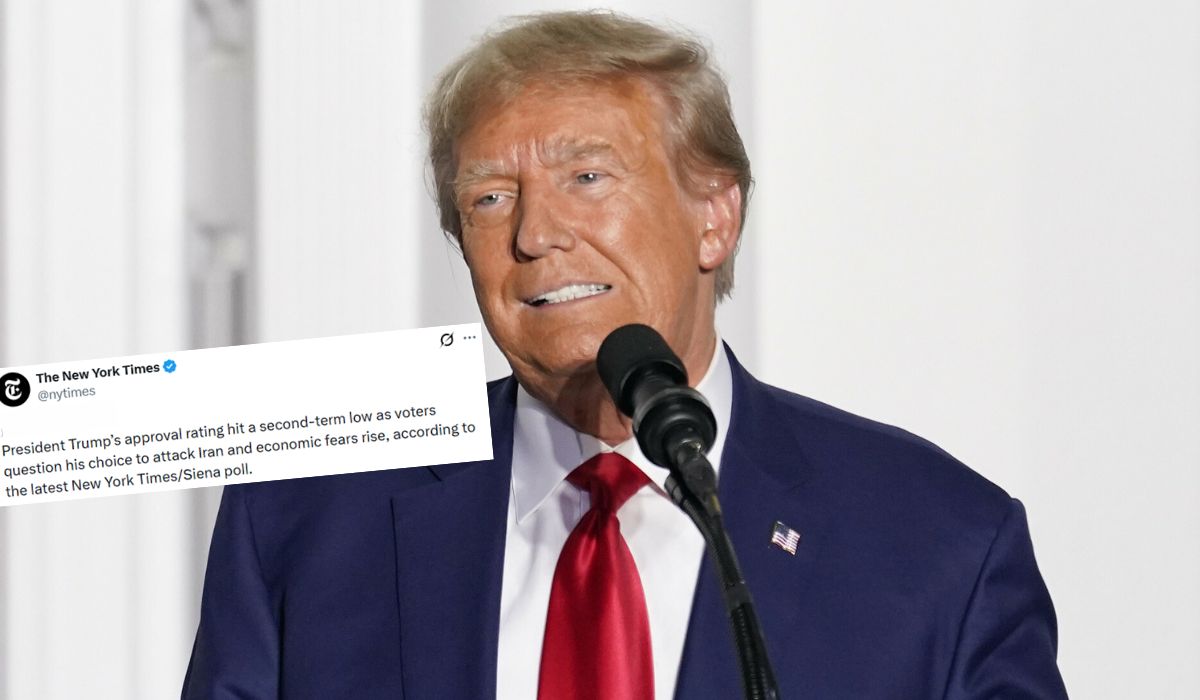 Sondaż: niskie poparcie nie boli Trumpa, ale ciągnie w dół całą partię republikańską