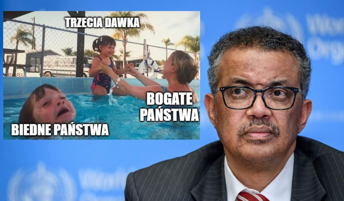 Szef WHO prosi bogate kraje, żeby wzięły na wstrzymanie z trzecią dawką szczepionki i zostawiły coś dla biedniejszych