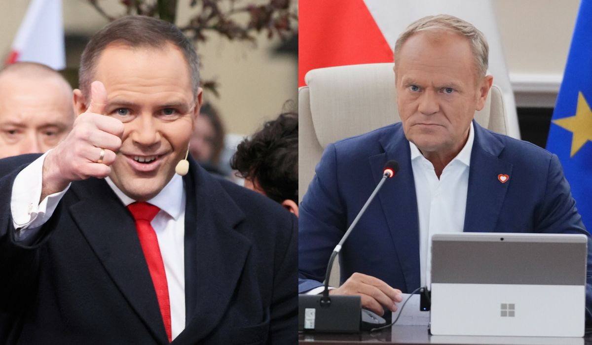 Sondaż: Polacy chcieliby, żeby z Trumpem rozmawiał raczej Nawrocki niż Tusk