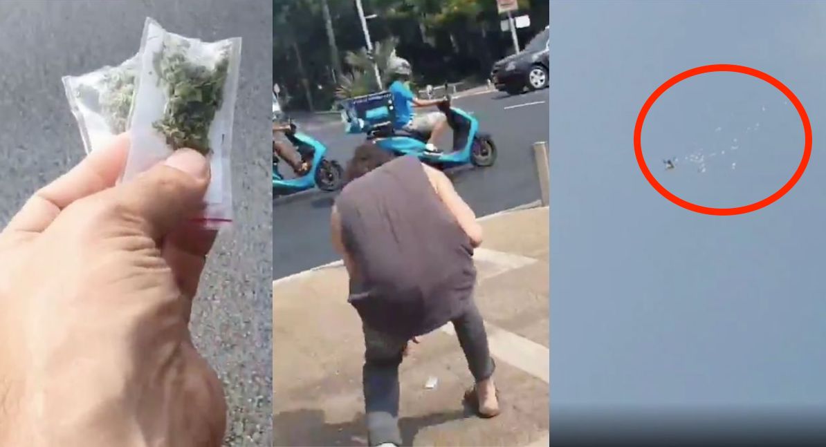 Izrael: ktoś w Tel Awiwie rozrzuca sobie dronem torebeczki z marihuaną