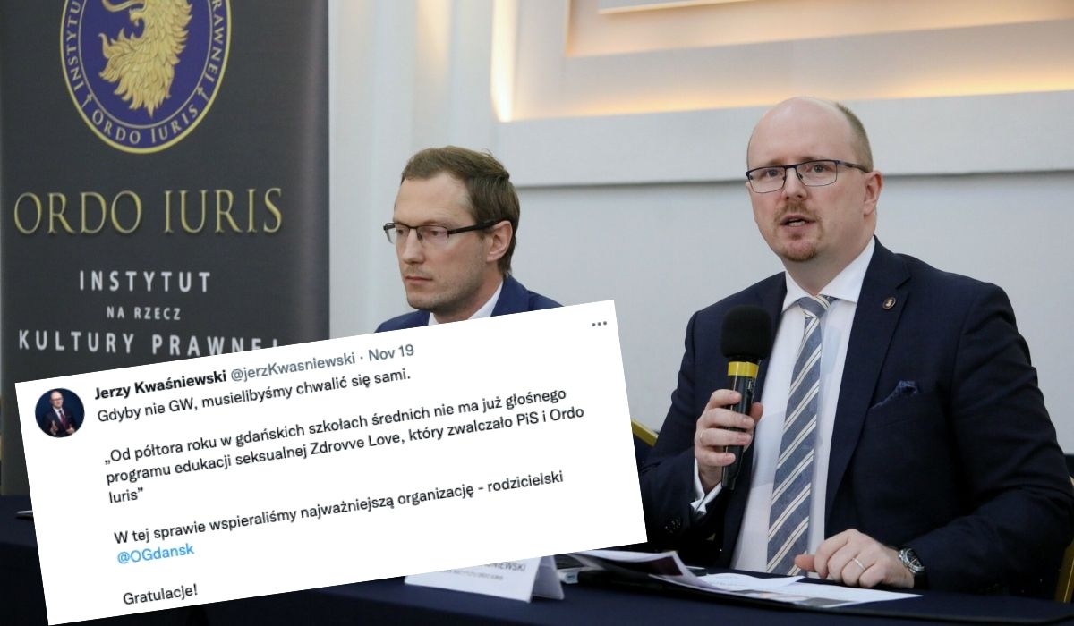 Gdańsk wygasił program edukacji se*sualnej Zdrovve Love, szef Ordo Iuris nie kryje radości