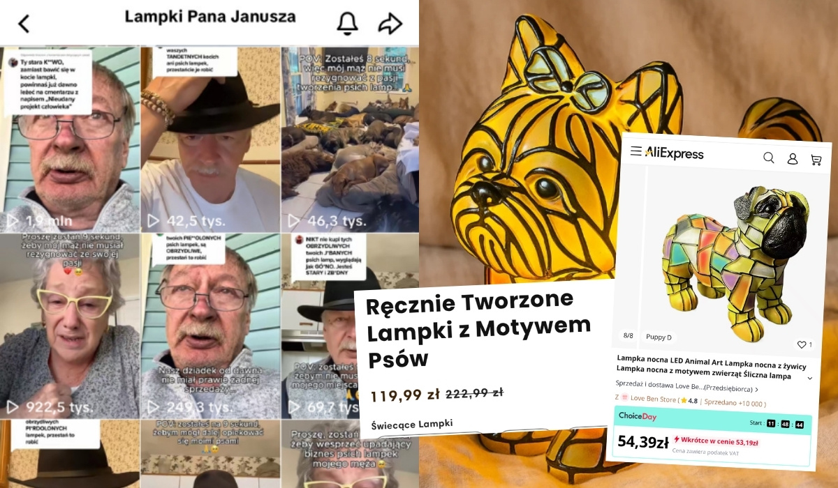 "Lampki pana Janusza" okazały się oszustwem z użyciem AI, żeby sprzedawać chiński badziew