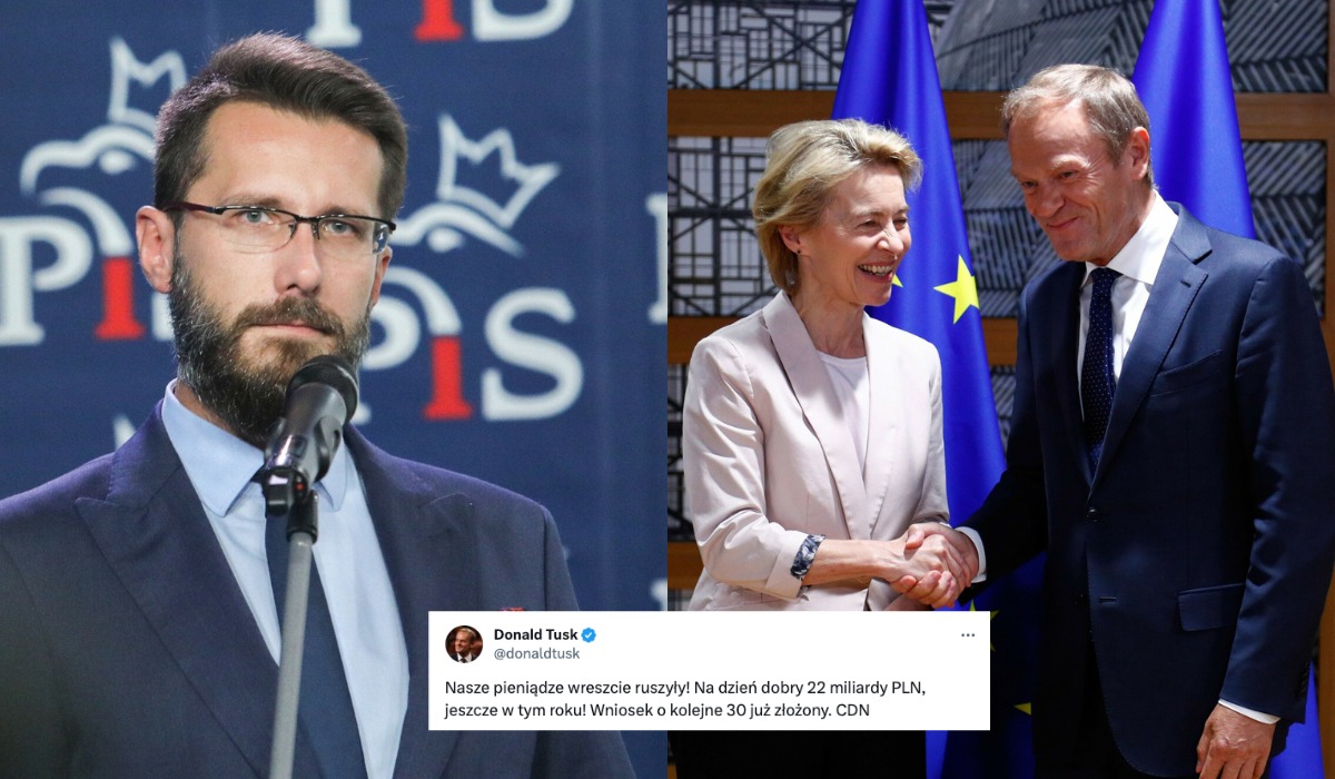 Fogiel wskazuje, że pieniądze z KPO popłynęły dla rządu Tuska bez spełnienia kamieni milowych