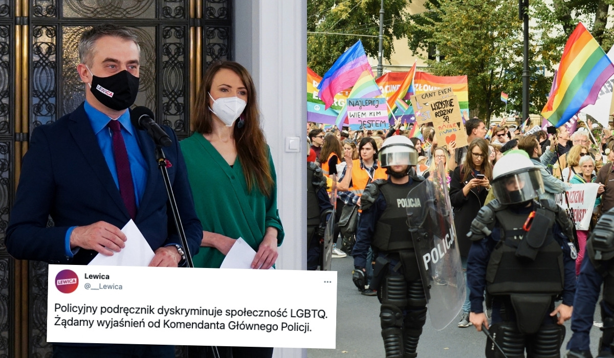 Lewica dopytuje się, dlaczego policjantów uczy się o środowisku LGBT jako o patologii