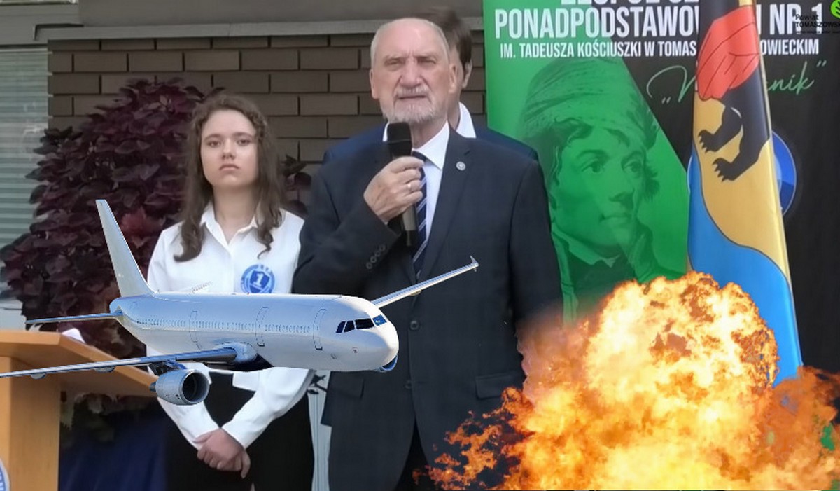 Macierewicz wystąpił na otwarciu roku szkolnego, na luzaku opowiadał dzieciom o zbrodni smoleńskiej