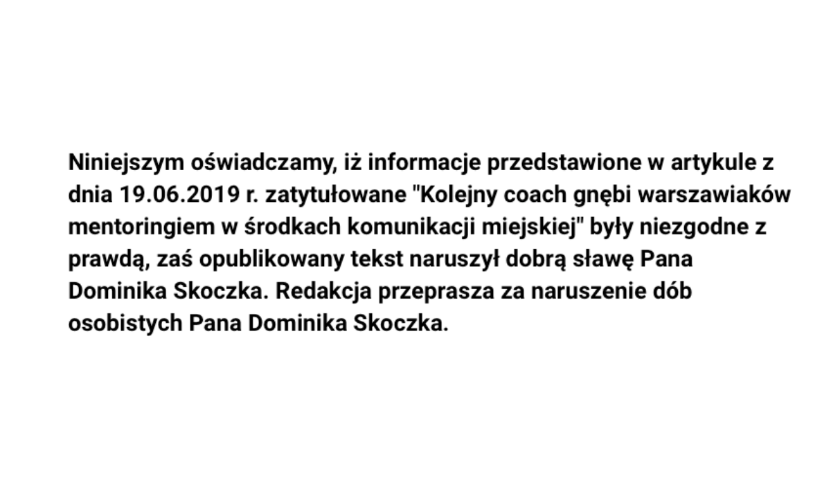 Przeprosiny 