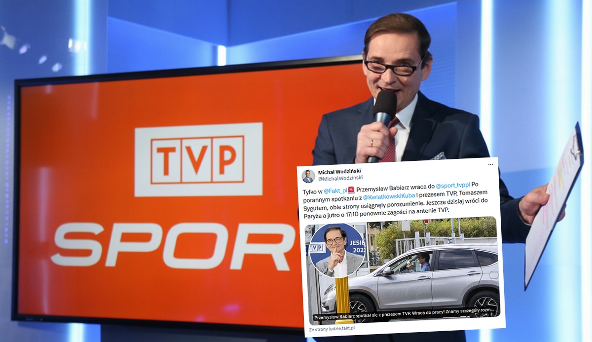 Po aferce z "to jest komunizm, niestety" Przemysław Babiarz jednak wraca do TVP