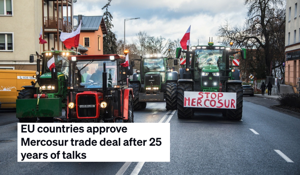  Mimo sprzeciwu Polski i innych państw nie udało zablokować się umowy UE-Mercosur