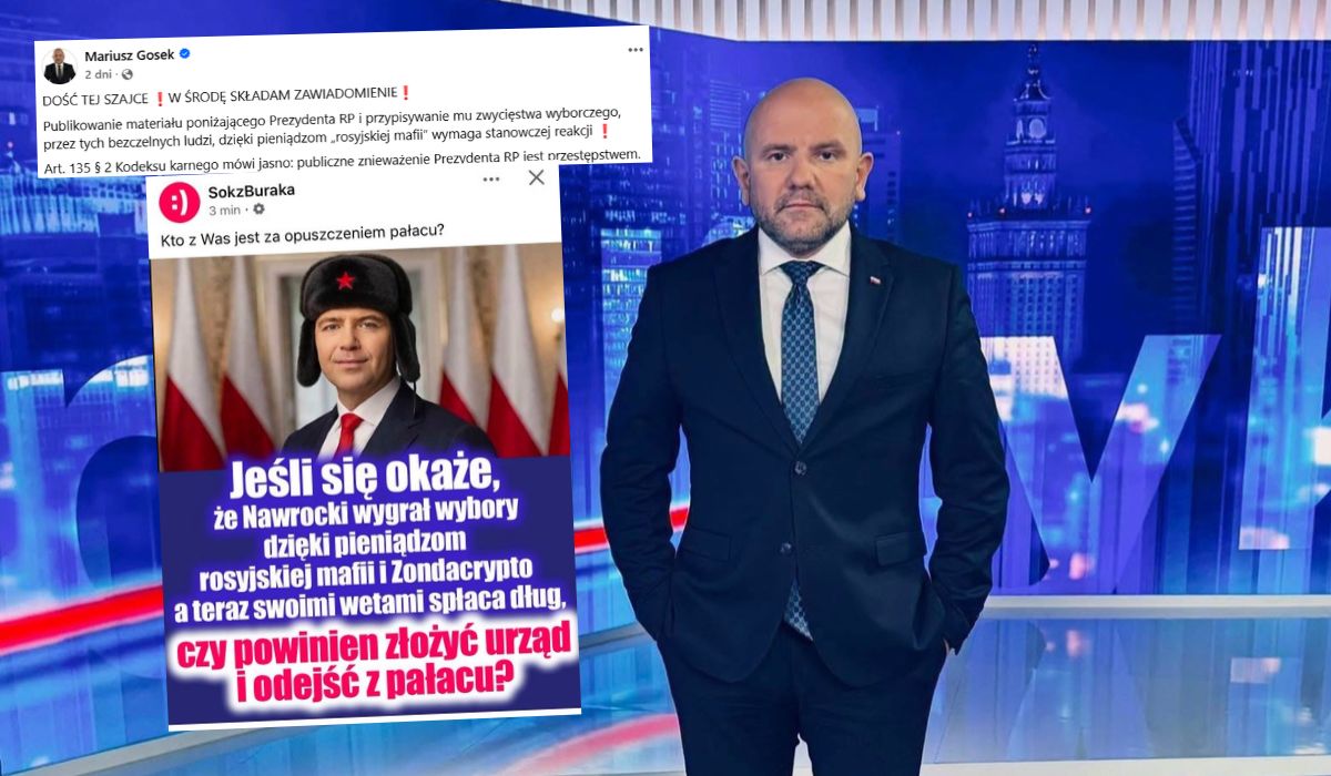 Poseł Gosek chce ścigania Soku z Buraka za przeróbkę zdjęcia prezydenta