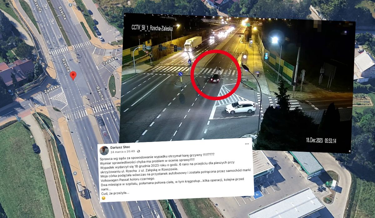 Ujawniono nagranie, na którym kierowca potrąca dziewczynkę na pasach, dostał 6000 zł grzywny