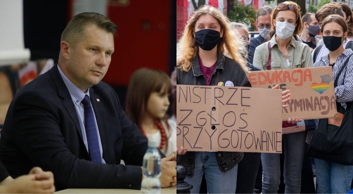 Czarnek mówi, że może się dogadać z każdym, tylko ci lewacy nie chcą