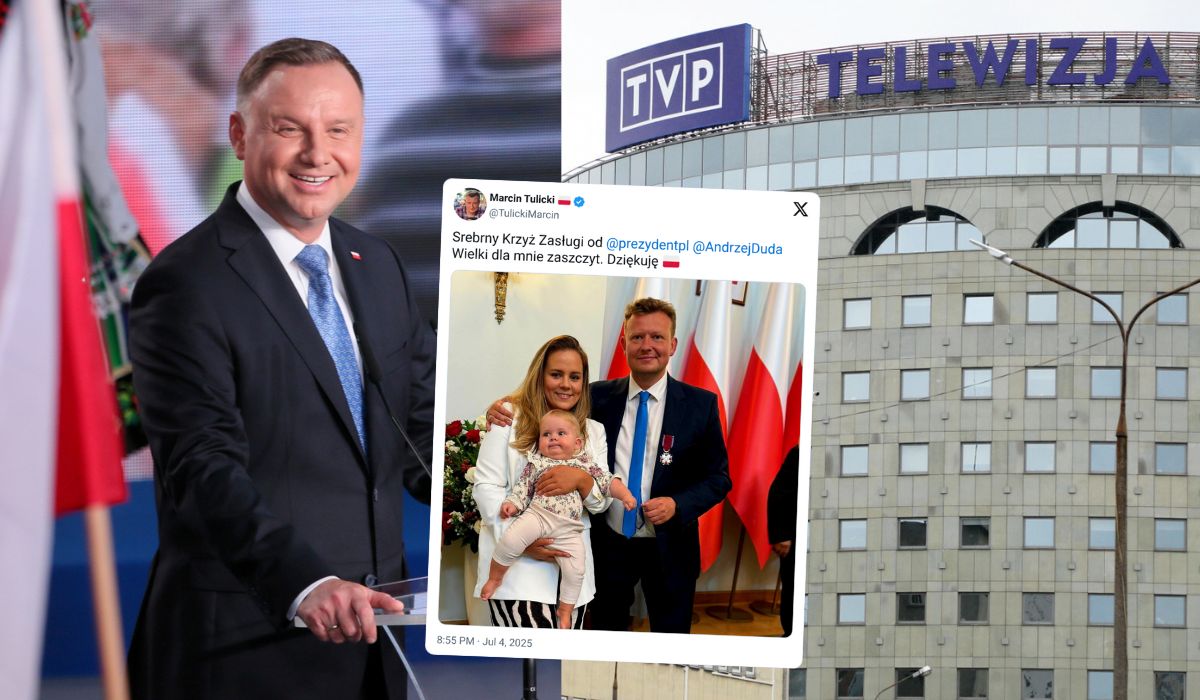 Prezydent Duda na pożegnanie odznaczył pracowników TVP, którzy nakręcali propagandę za rządów PiS