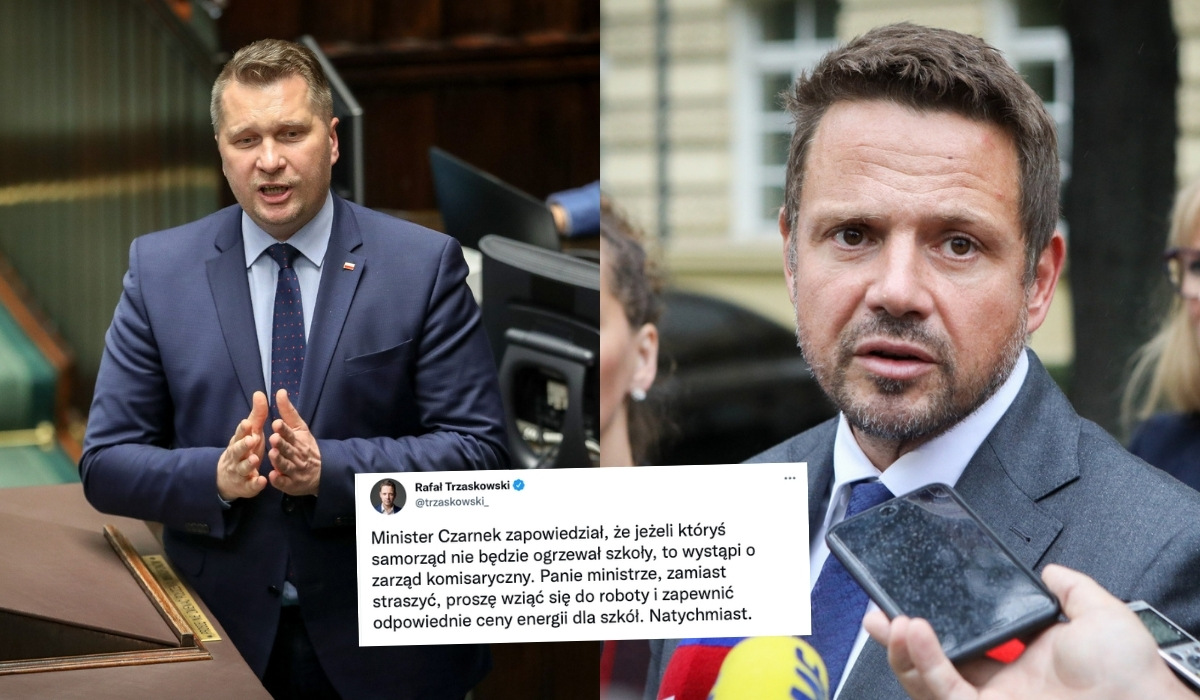 Czarnek postraszył samorządy, że jak w szkołach będzie zimno, to przyjdzie zarząd komisaryczny i zrobi porządek