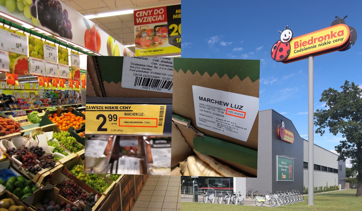 Sąd uznał, że Biedronka musi zapłacić 60 mln zł kary za udawanie, że sprzedaje polskie warzywa